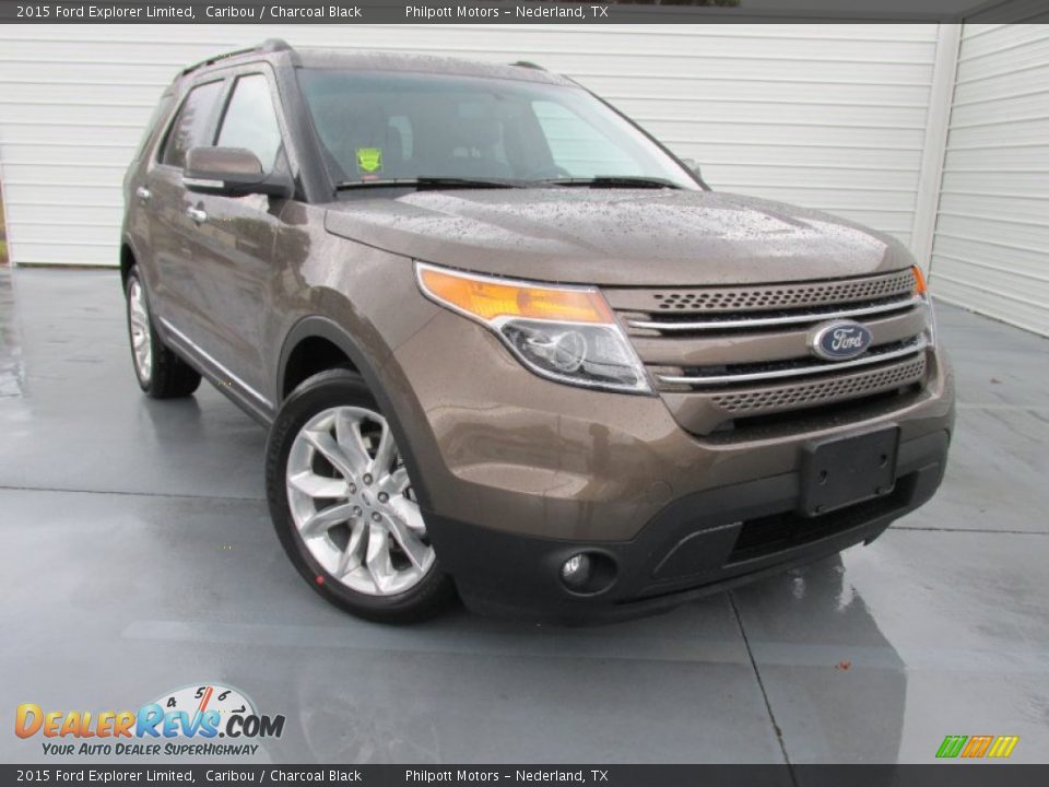 2015 Ford Explorer Limited Caribou / Charcoal Black Photo #2