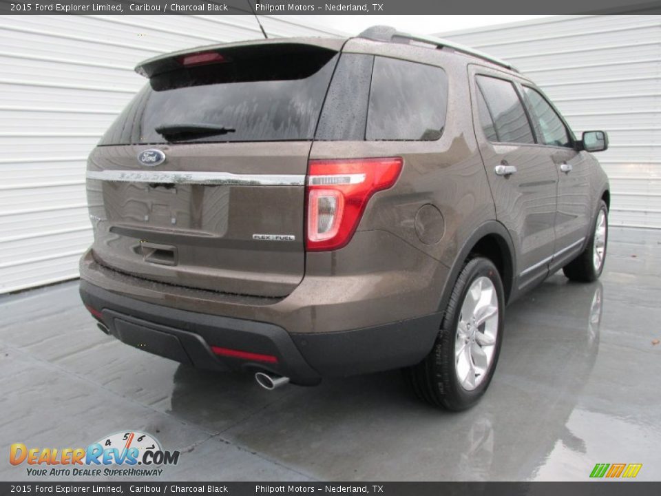 2015 Ford Explorer Limited Caribou / Charcoal Black Photo #4
