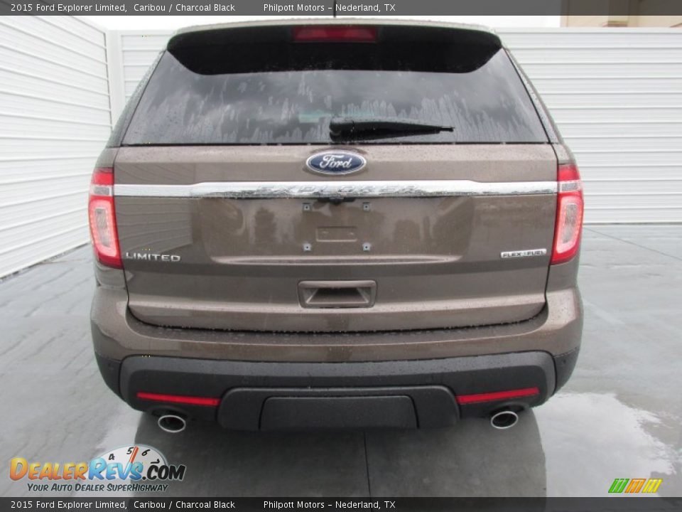 2015 Ford Explorer Limited Caribou / Charcoal Black Photo #5
