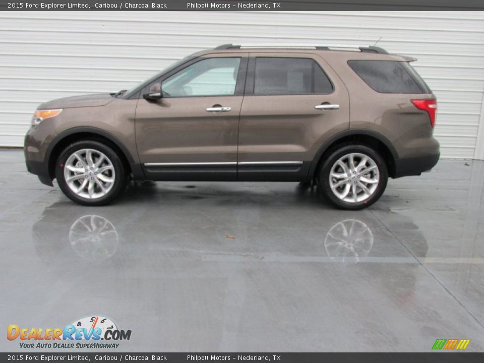 2015 Ford Explorer Limited Caribou / Charcoal Black Photo #6