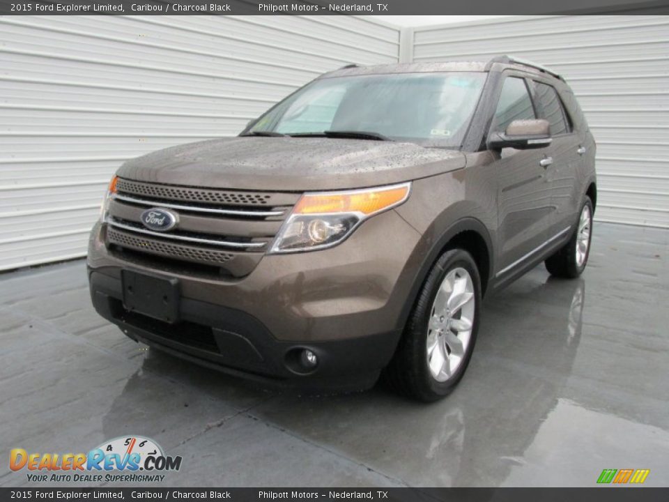 2015 Ford Explorer Limited Caribou / Charcoal Black Photo #7