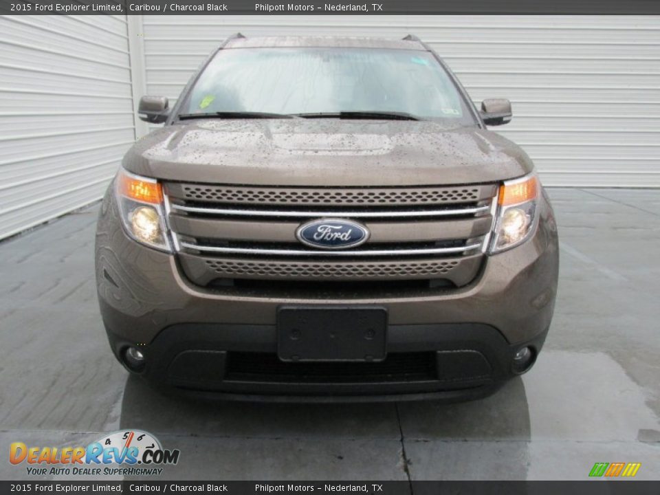 2015 Ford Explorer Limited Caribou / Charcoal Black Photo #8