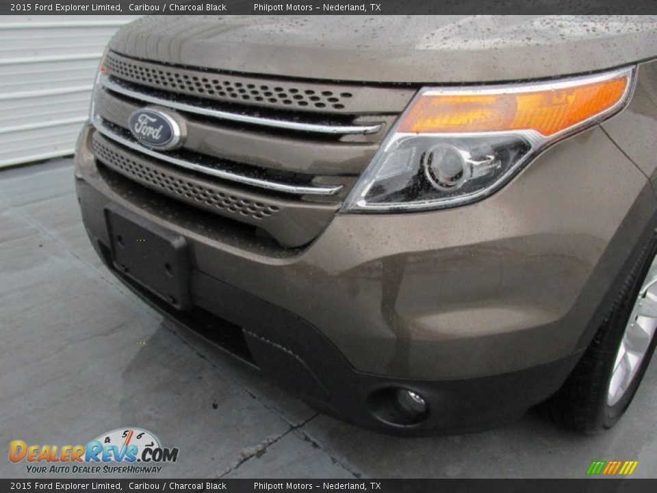2015 Ford Explorer Limited Caribou / Charcoal Black Photo #10