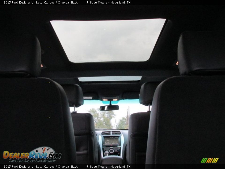 2015 Ford Explorer Limited Caribou / Charcoal Black Photo #22