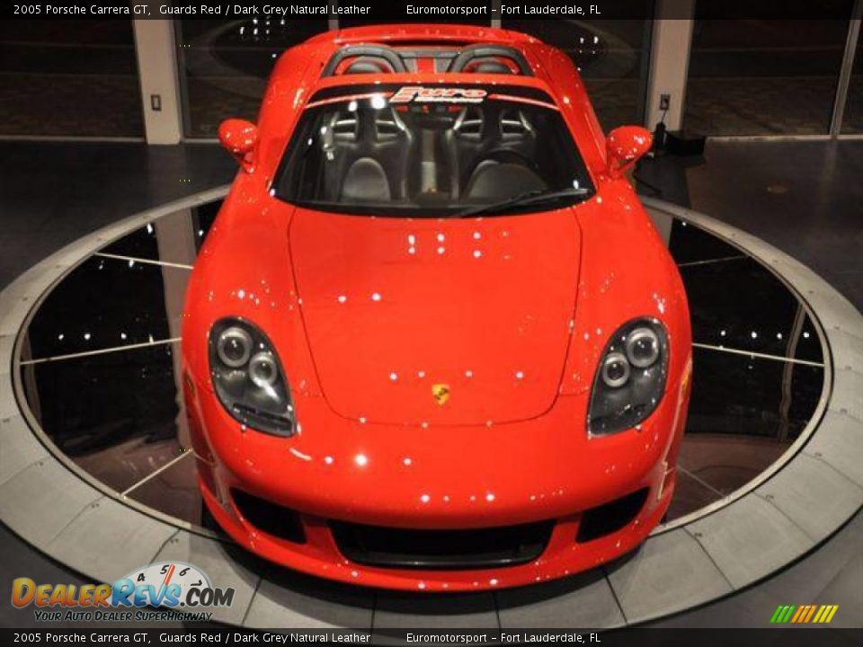 2005 Porsche Carrera GT Guards Red / Dark Grey Natural Leather Photo #2