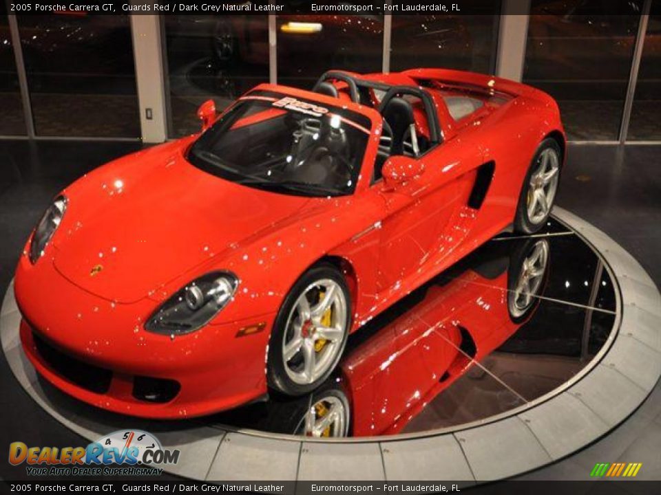 2005 Porsche Carrera GT Guards Red / Dark Grey Natural Leather Photo #3