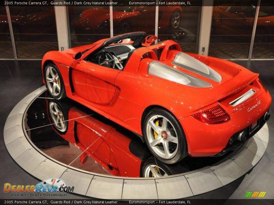 2005 Porsche Carrera GT Guards Red / Dark Grey Natural Leather Photo #6