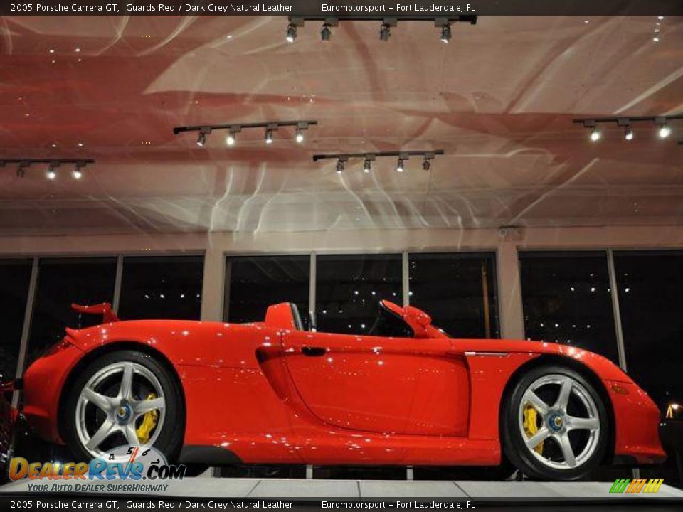 2005 Porsche Carrera GT Guards Red / Dark Grey Natural Leather Photo #7