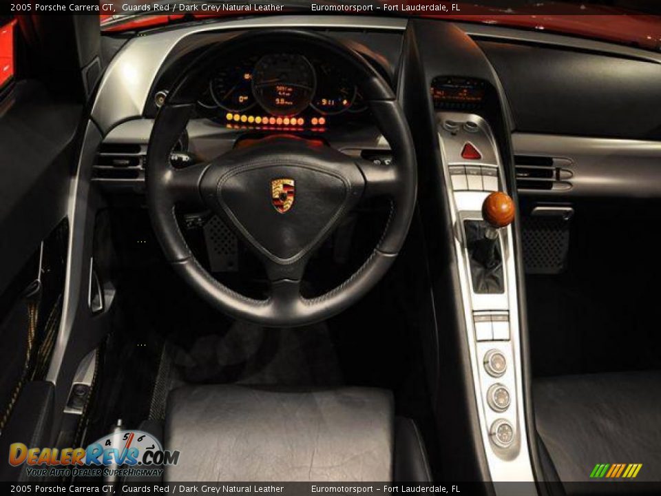 2005 Porsche Carrera GT Guards Red / Dark Grey Natural Leather Photo #8