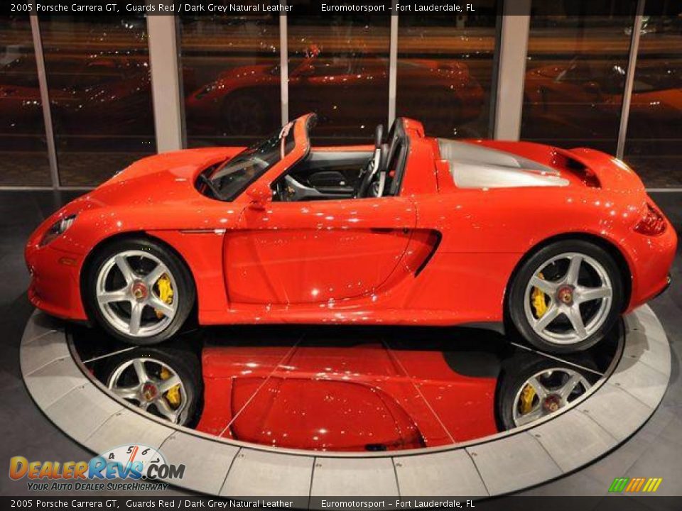 2005 Porsche Carrera GT Guards Red / Dark Grey Natural Leather Photo #11