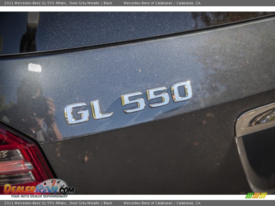 2011 Mercedes-Benz GL 550 4Matic Steel Grey Metallic / Black Photo #7