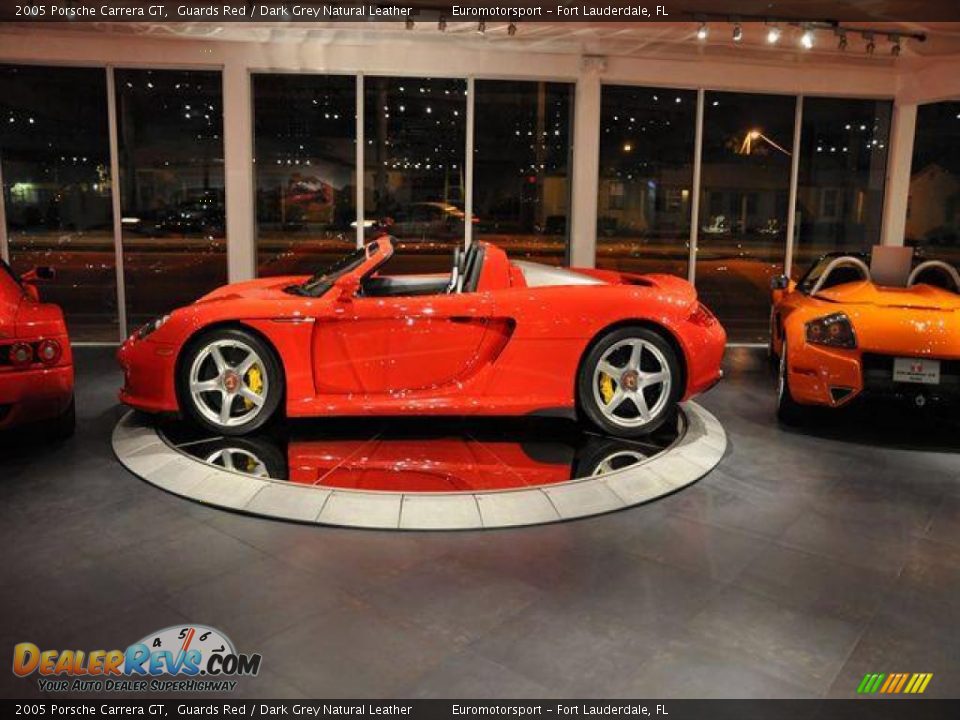 2005 Porsche Carrera GT Guards Red / Dark Grey Natural Leather Photo #13