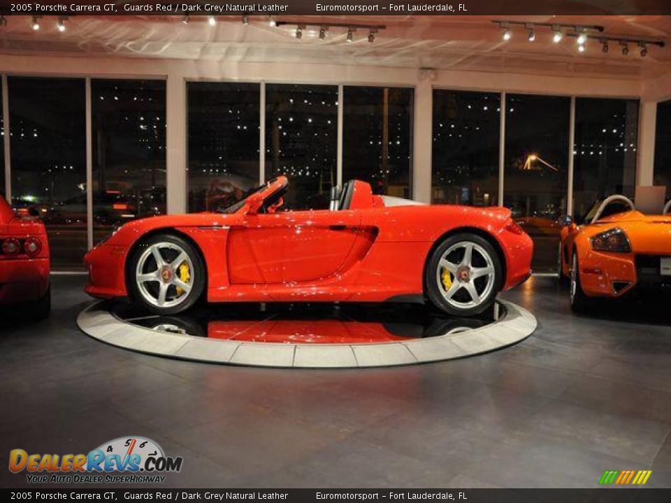 2005 Porsche Carrera GT Guards Red / Dark Grey Natural Leather Photo #14