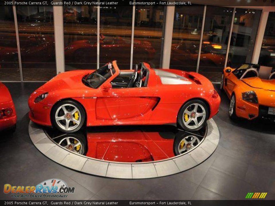 2005 Porsche Carrera GT Guards Red / Dark Grey Natural Leather Photo #15