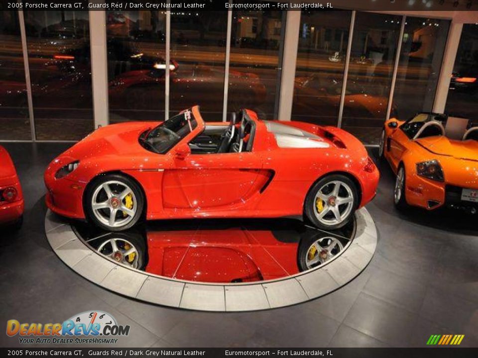2005 Porsche Carrera GT Guards Red / Dark Grey Natural Leather Photo #16