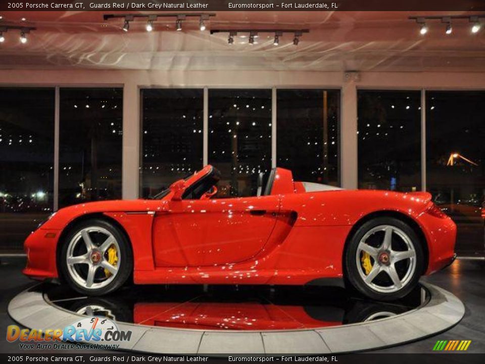 2005 Porsche Carrera GT Guards Red / Dark Grey Natural Leather Photo #17