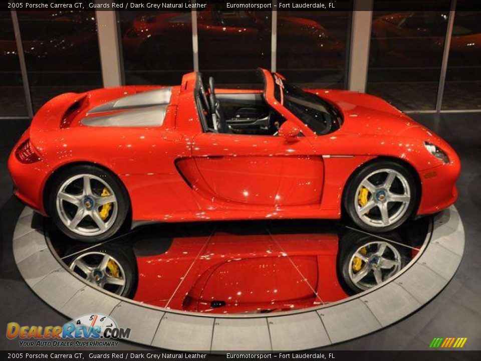 2005 Porsche Carrera GT Guards Red / Dark Grey Natural Leather Photo #18