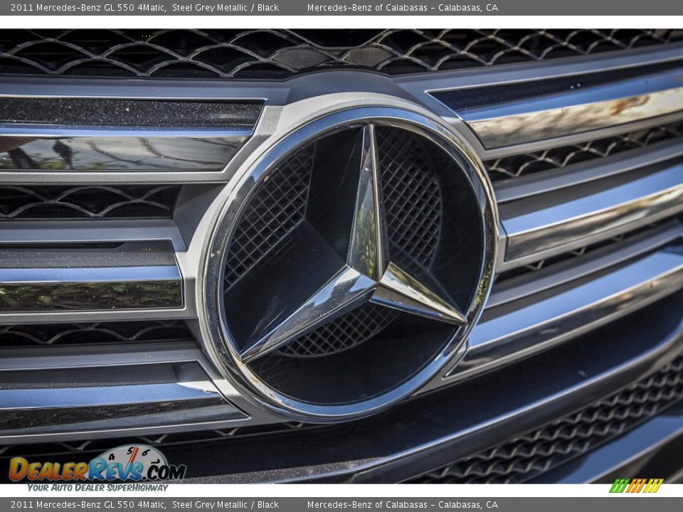 2011 Mercedes-Benz GL 550 4Matic Steel Grey Metallic / Black Photo #27