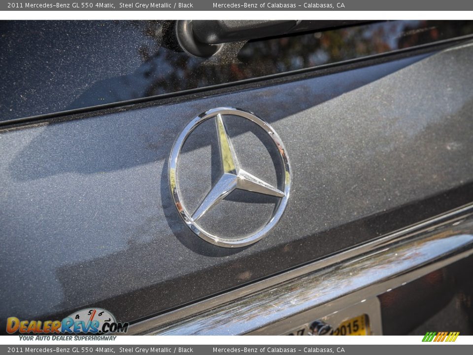 2011 Mercedes-Benz GL 550 4Matic Steel Grey Metallic / Black Photo #29