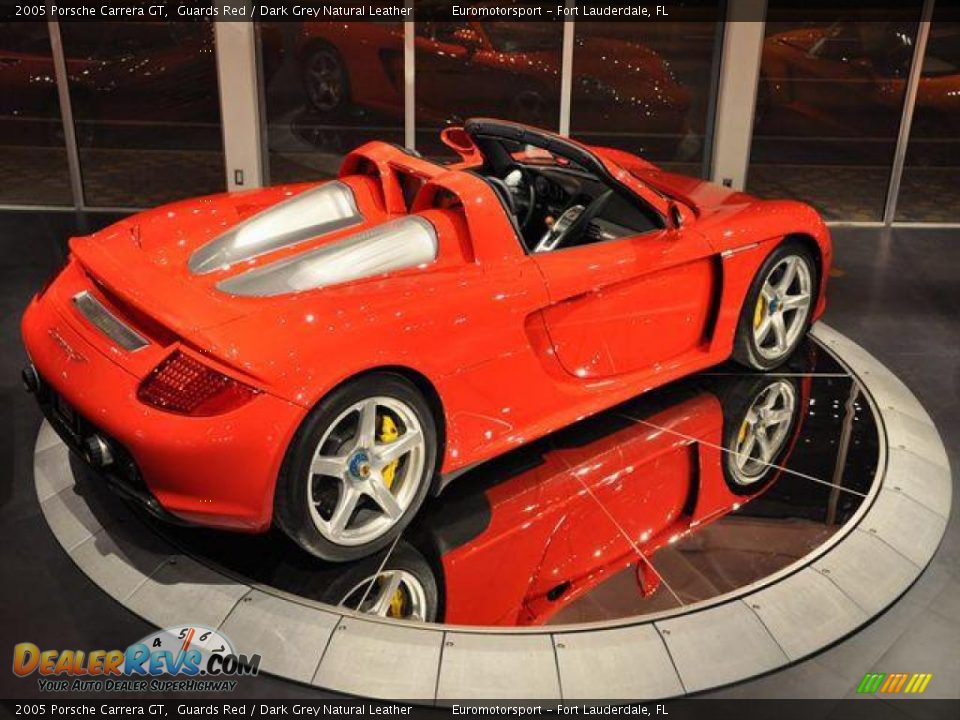 2005 Porsche Carrera GT Guards Red / Dark Grey Natural Leather Photo #19
