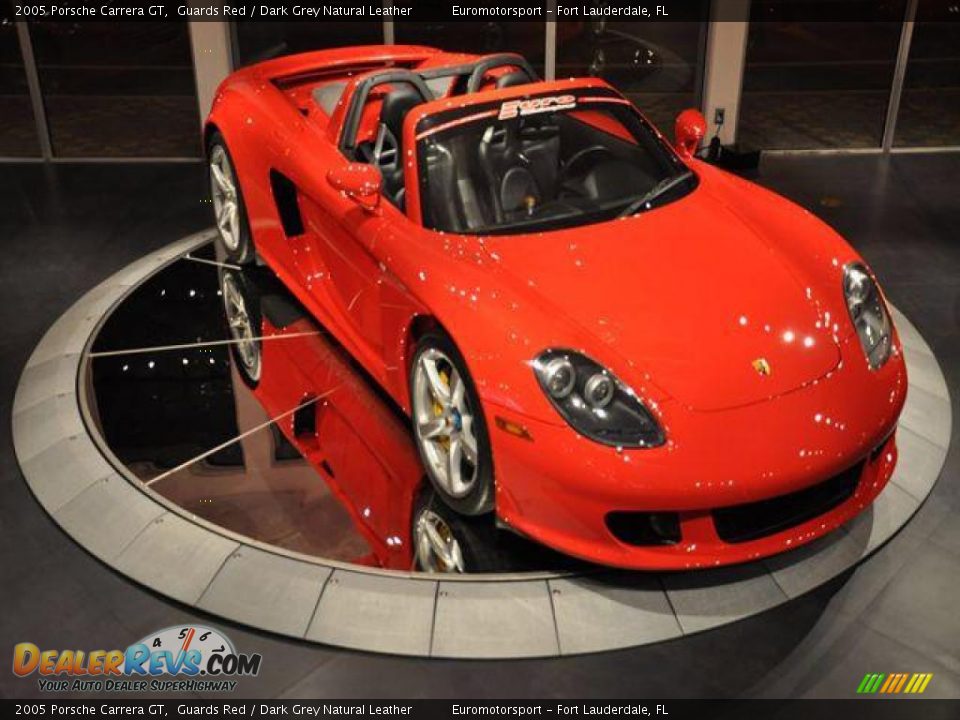 2005 Porsche Carrera GT Guards Red / Dark Grey Natural Leather Photo #21