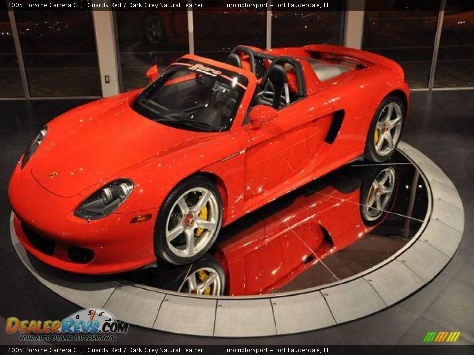 2005 Porsche Carrera GT Guards Red / Dark Grey Natural Leather Photo #25