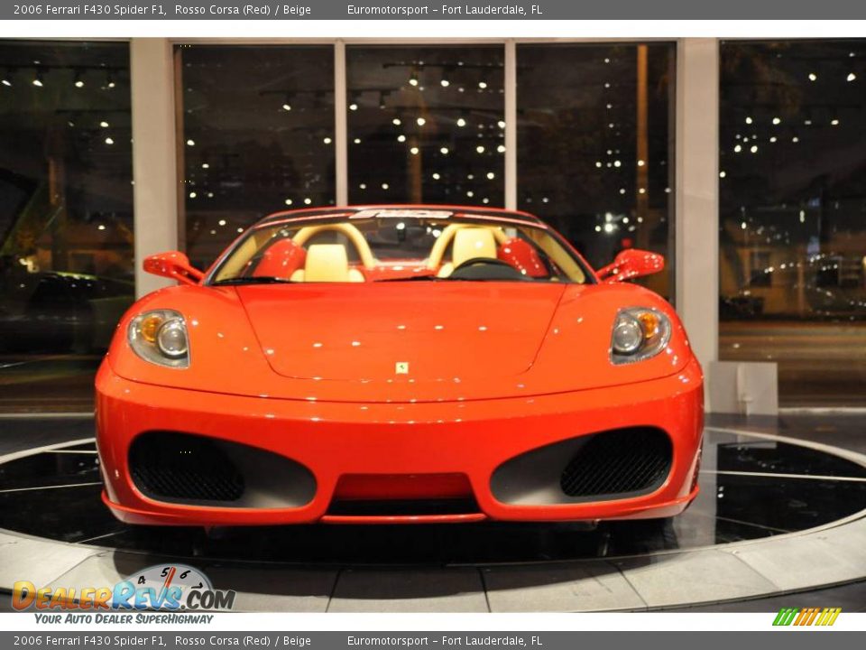 2006 Ferrari F430 Spider F1 Rosso Corsa (Red) / Beige Photo #2