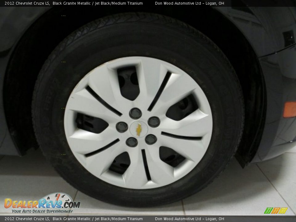 2012 Chevrolet Cruze LS Black Granite Metallic / Jet Black/Medium Titanium Photo #4