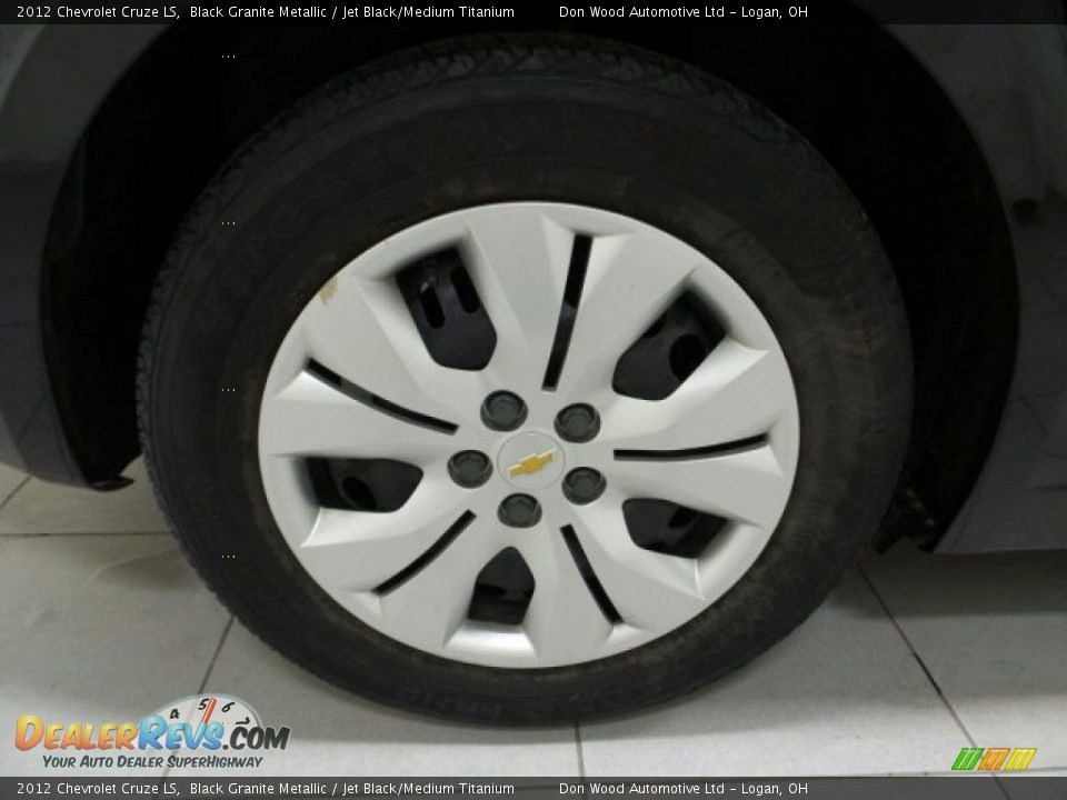 2012 Chevrolet Cruze LS Black Granite Metallic / Jet Black/Medium Titanium Photo #10