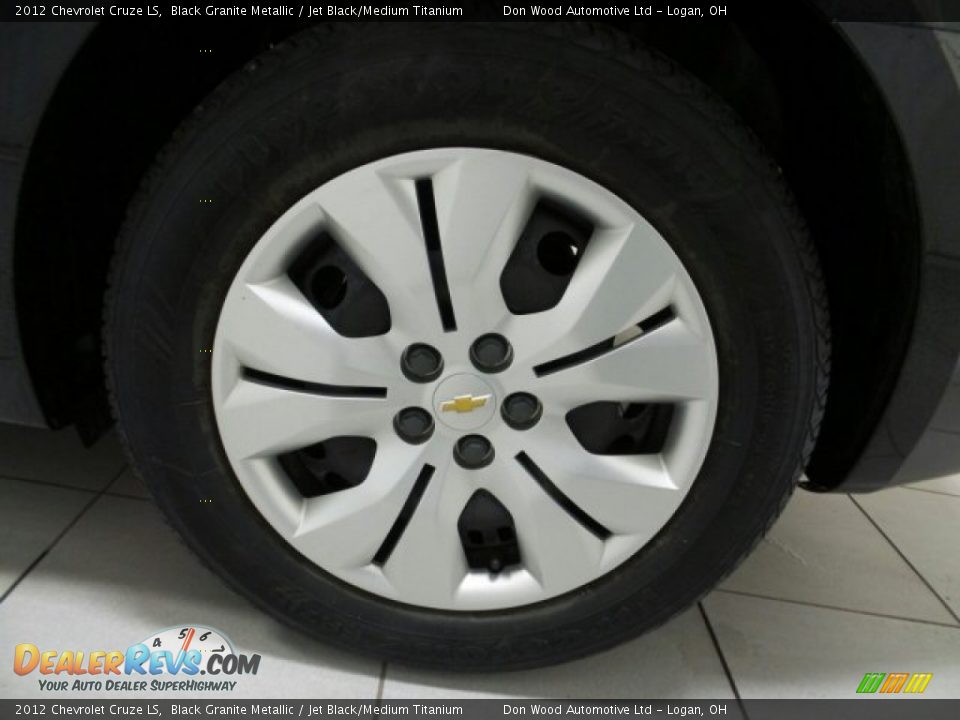 2012 Chevrolet Cruze LS Black Granite Metallic / Jet Black/Medium Titanium Photo #13