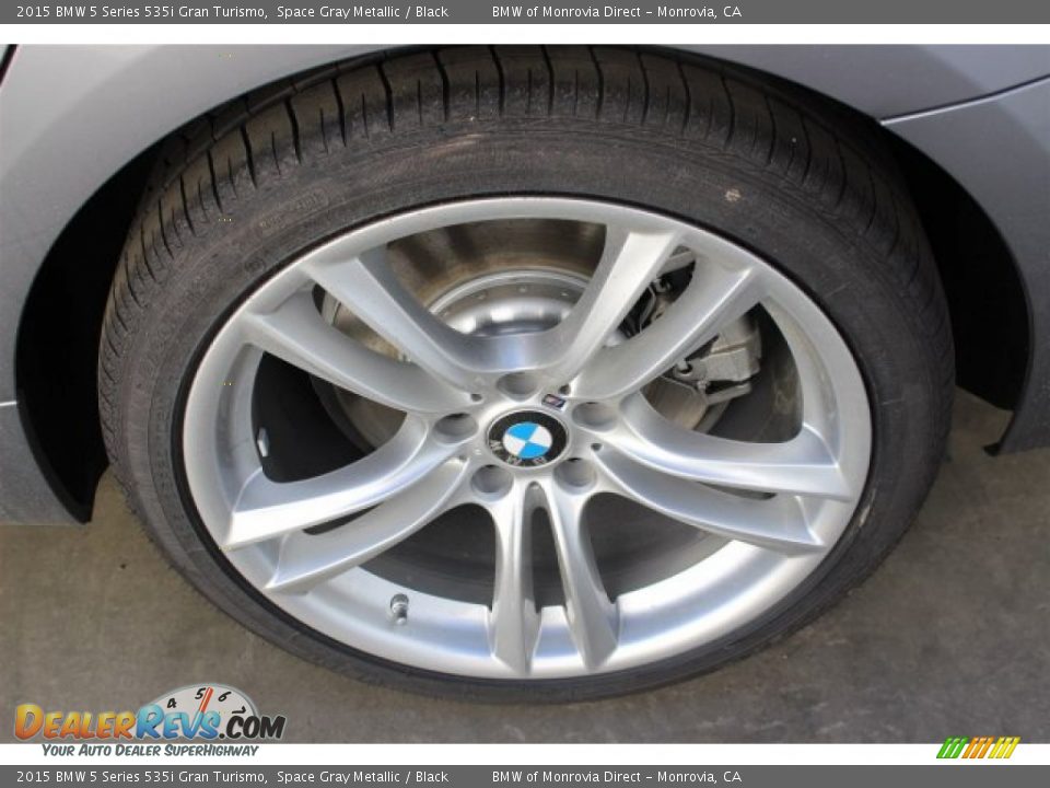 2015 BMW 5 Series 535i Gran Turismo Space Gray Metallic / Black Photo #4
