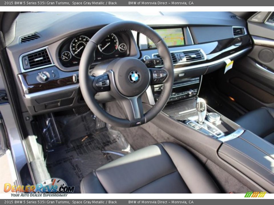 2015 BMW 5 Series 535i Gran Turismo Space Gray Metallic / Black Photo #7