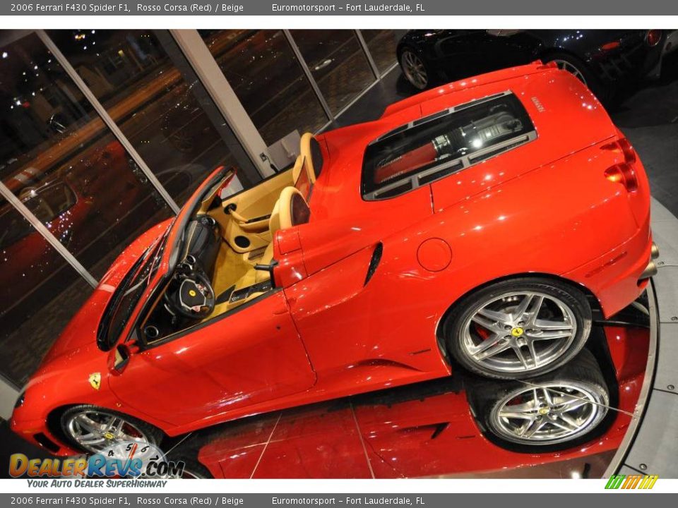 2006 Ferrari F430 Spider F1 Rosso Corsa (Red) / Beige Photo #16
