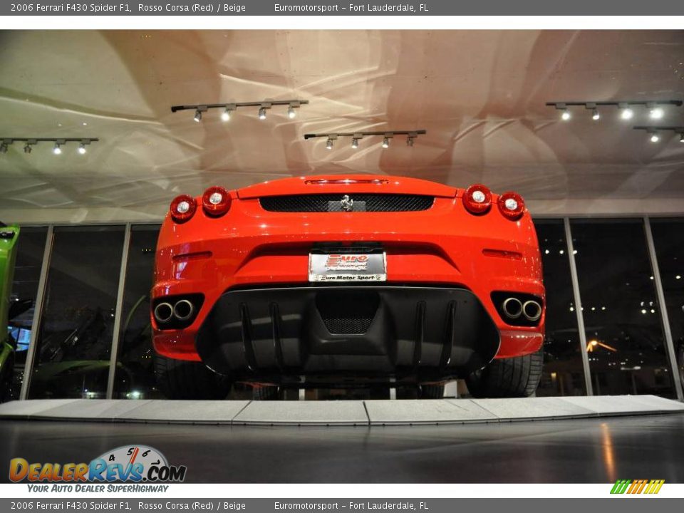2006 Ferrari F430 Spider F1 Rosso Corsa (Red) / Beige Photo #24