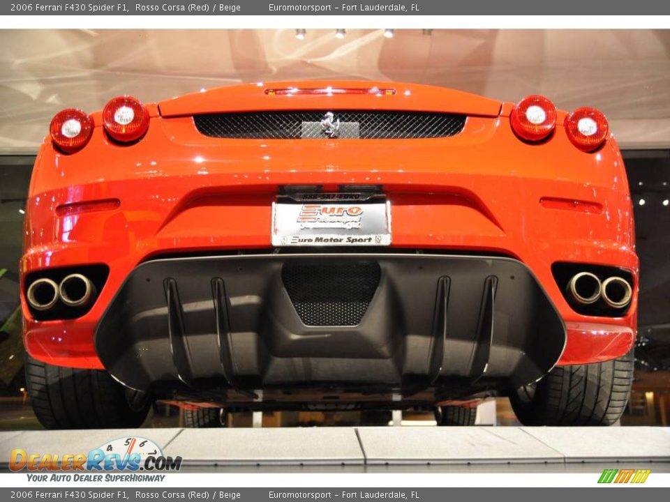 2006 Ferrari F430 Spider F1 Rosso Corsa (Red) / Beige Photo #25