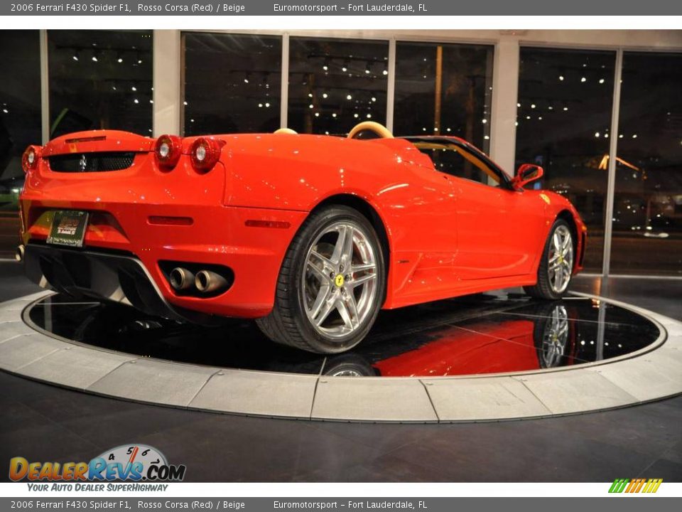 2006 Ferrari F430 Spider F1 Rosso Corsa (Red) / Beige Photo #29