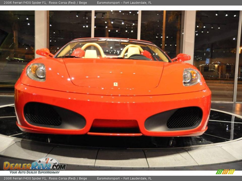 2006 Ferrari F430 Spider F1 Rosso Corsa (Red) / Beige Photo #44