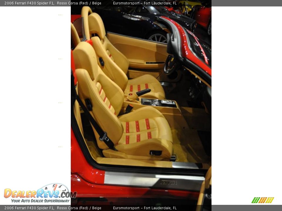 2006 Ferrari F430 Spider F1 Rosso Corsa (Red) / Beige Photo #45
