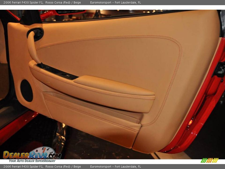 2006 Ferrari F430 Spider F1 Rosso Corsa (Red) / Beige Photo #48