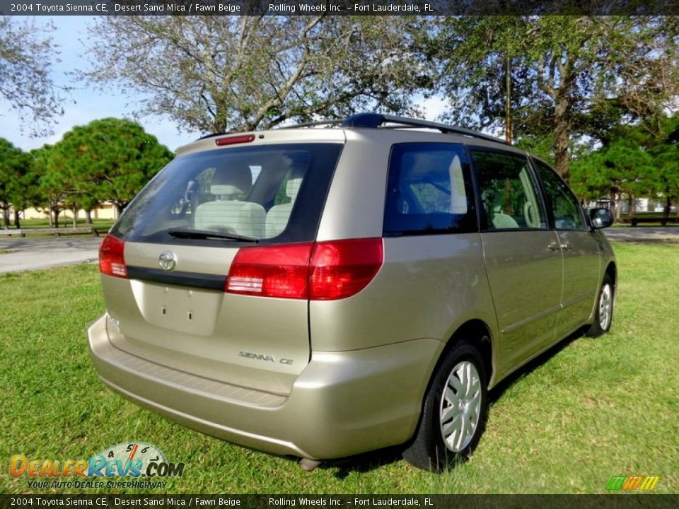 2004 Toyota Sienna CE Desert Sand Mica / Fawn Beige Photo #9