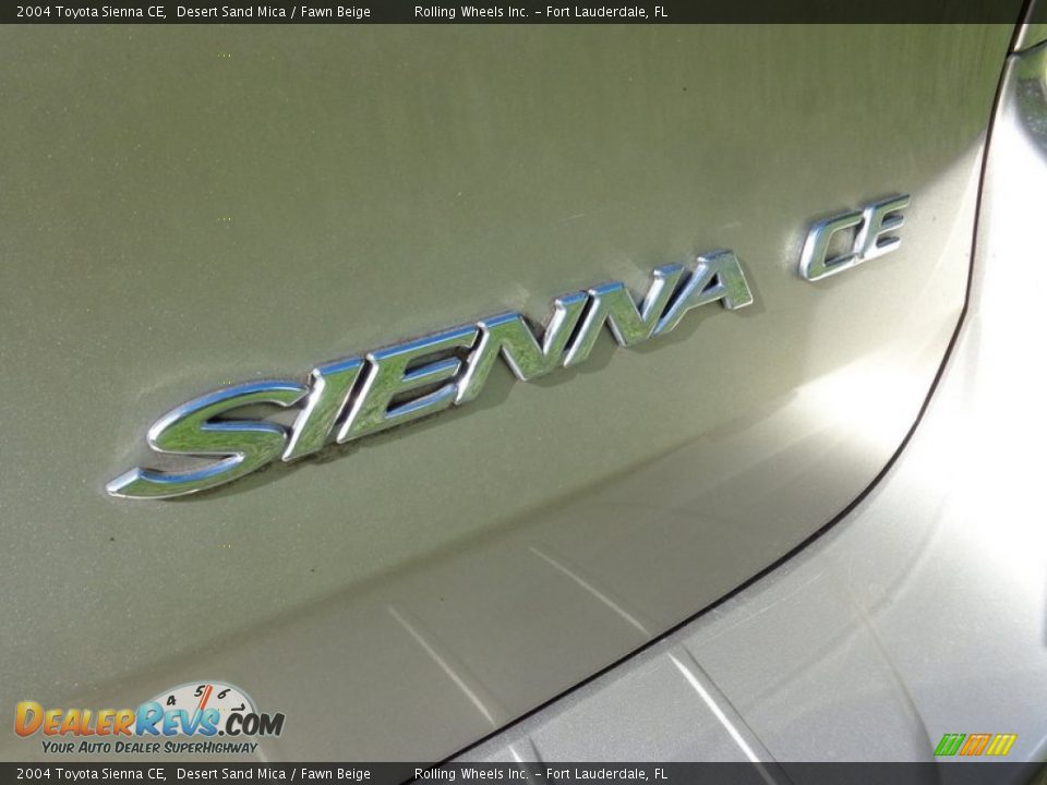 2004 Toyota Sienna CE Desert Sand Mica / Fawn Beige Photo #34