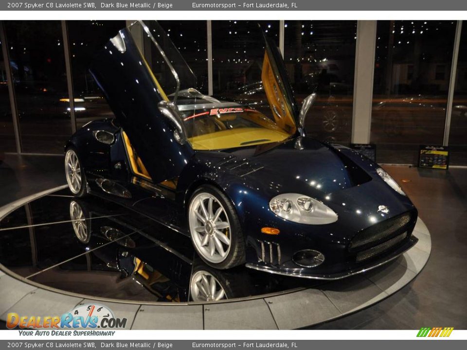 2007 Spyker C8 Laviolette SWB Dark Blue Metallic / Beige Photo #1