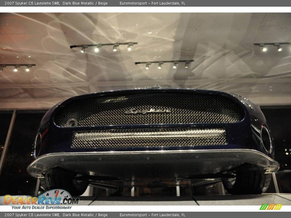 2007 Spyker C8 Laviolette SWB Dark Blue Metallic / Beige Photo #5