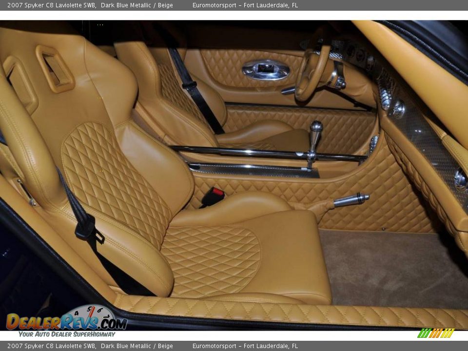 2007 Spyker C8 Laviolette SWB Dark Blue Metallic / Beige Photo #9