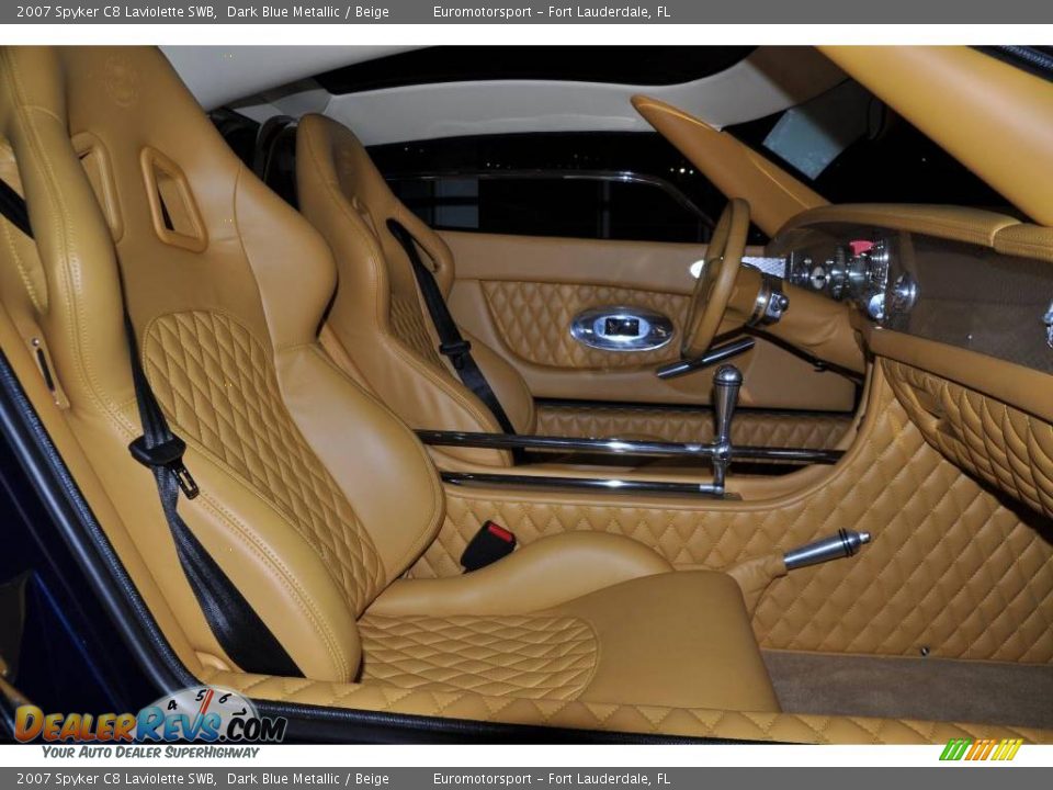 2007 Spyker C8 Laviolette SWB Dark Blue Metallic / Beige Photo #10