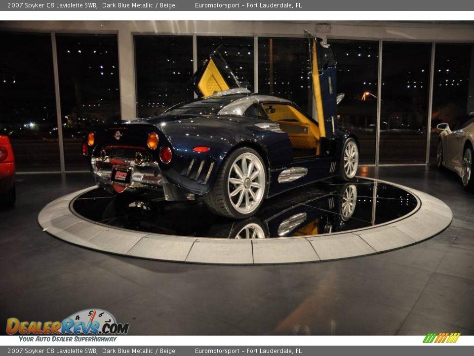 2007 Spyker C8 Laviolette SWB Dark Blue Metallic / Beige Photo #17