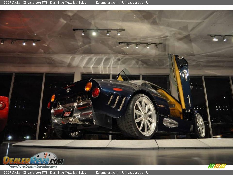 2007 Spyker C8 Laviolette SWB Dark Blue Metallic / Beige Photo #18