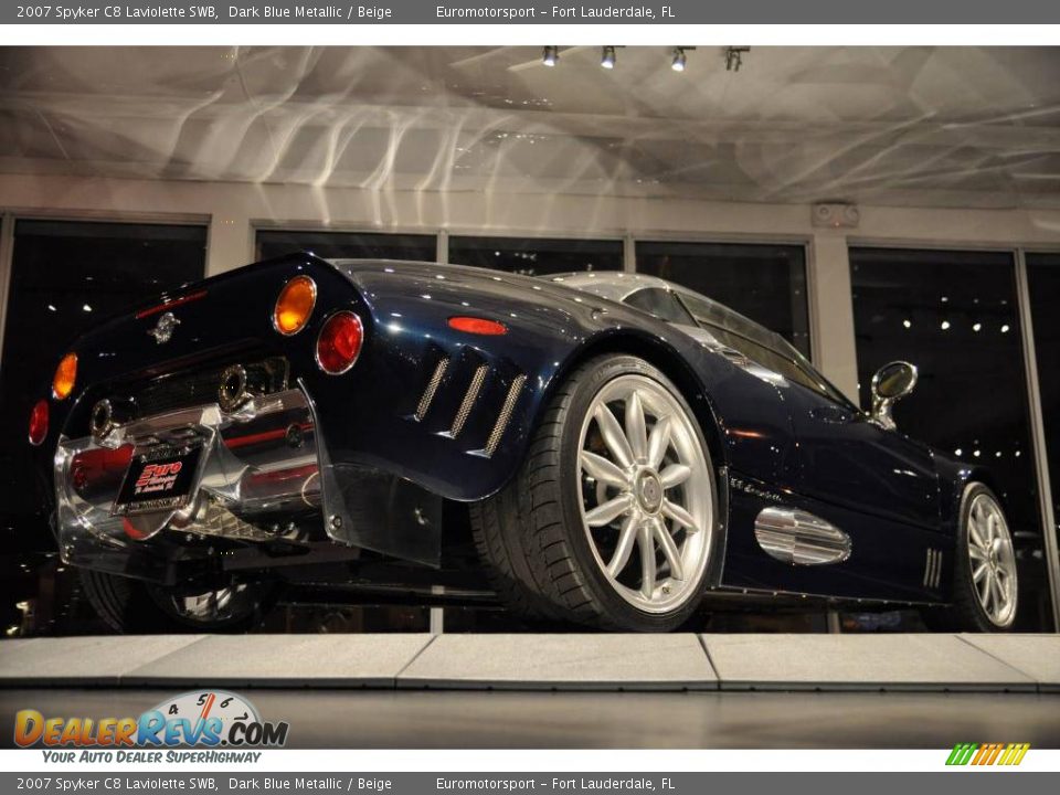 2007 Spyker C8 Laviolette SWB Dark Blue Metallic / Beige Photo #19