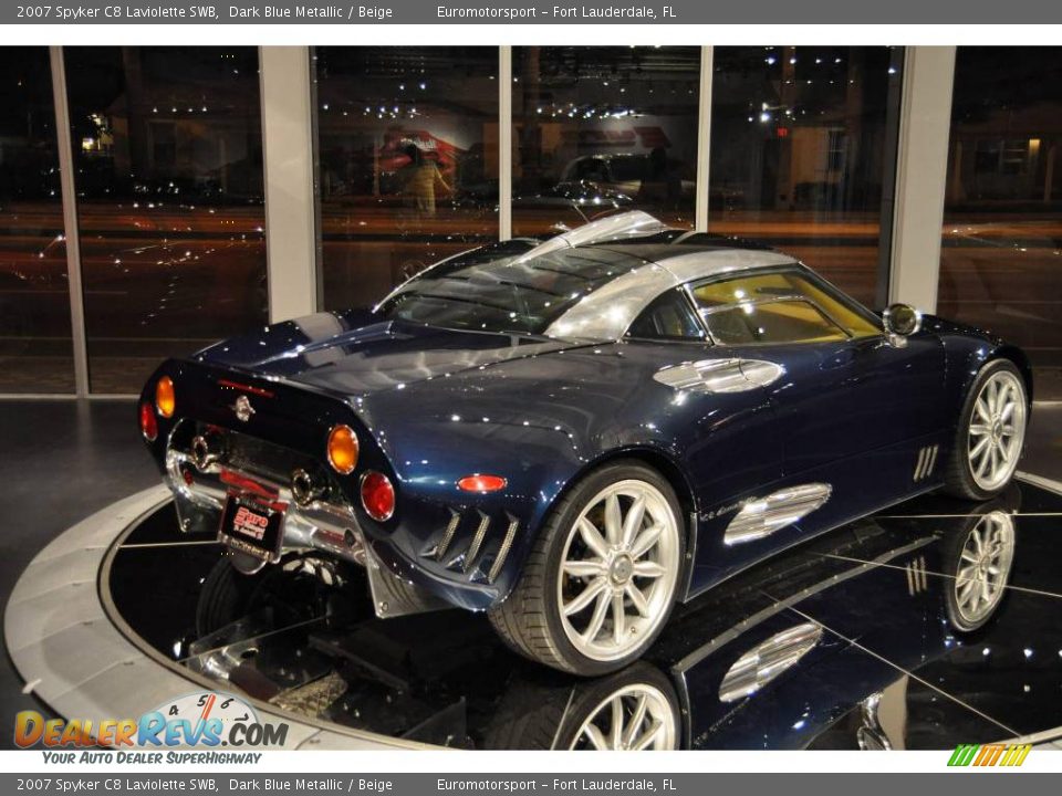 2007 Spyker C8 Laviolette SWB Dark Blue Metallic / Beige Photo #22
