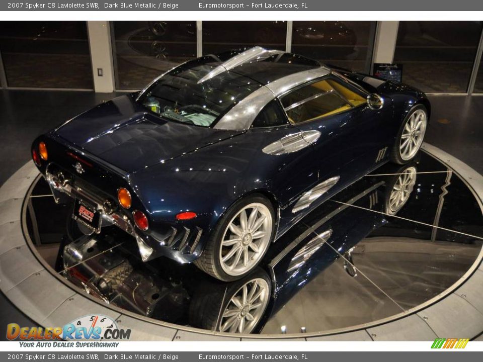 2007 Spyker C8 Laviolette SWB Dark Blue Metallic / Beige Photo #23